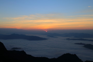 sunrise in Thailand