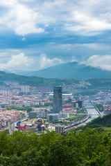 Bilbao skyline, Spain.