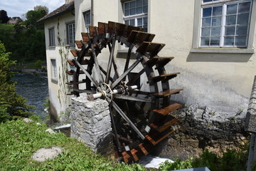 Rheinfall Wasserrad, Schweiz