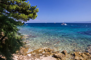 Croatia, seascape, Brac island, Adriatic sea, Dalmatia