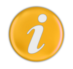 Button with Info. Image with clipping path