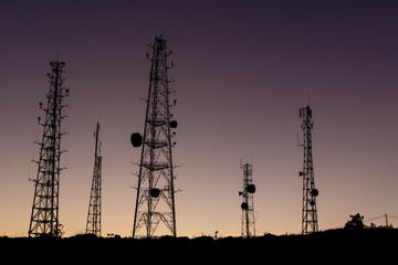 Fototapeta premium Purple sky