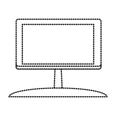 Pc screen technology icon vector illustration graphic design