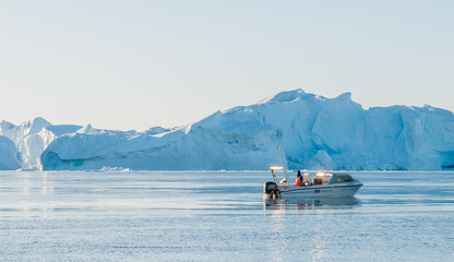 Climate Change and Global Warming seen in Isfjord by Ilulissat in Greenland © Kurt Nielsen