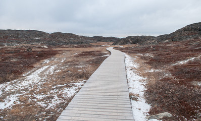Unesco Word Heritage Area in Ilulissat Greenland affected by Global Warming and Climate Change