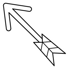 arrow indian isolated icon vector illustration design