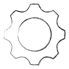 gear machine isolated icon vector illustration design