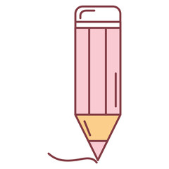pencil school isolated icon vector illustration design