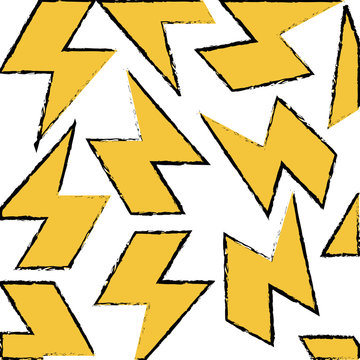 electric ray symbol pattern background vector illustration design