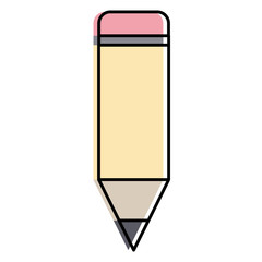 pencil school isolated icon vector illustration design