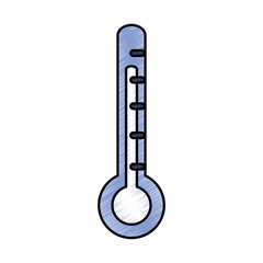 thermometer healthcare icon image vector illustration design  sketch style