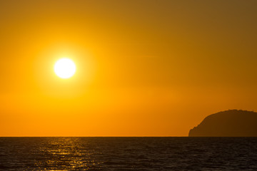 Marina di Minturno LT, tramonto