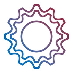 gear machine isolated icon vector illustration design