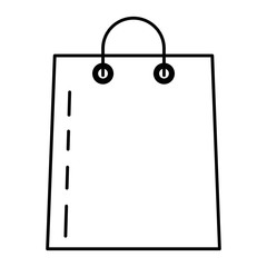 shopping bag isolated icon vector illustration design