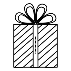 gift box present icon vector illustration design