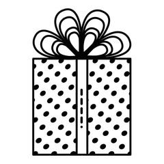 gift box present icon vector illustration design