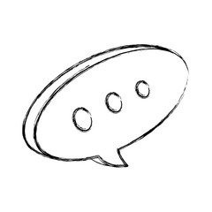 Chat bubble symbol icon vector illustration graphic design