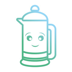kawaii french press icon