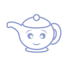 kawaii teapot icon