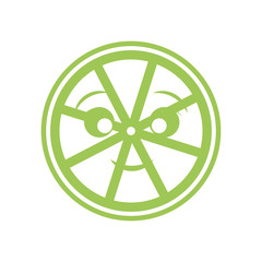 Fototapeta premium kawaii lemon icon