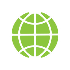 Obraz premium Global technology vector icon, Holding globe, social network vector icon.
