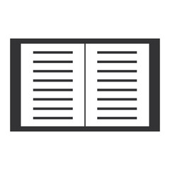 text book isolated icon vector illustration design
