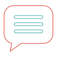 speech bubble isolated icon vector illustration design