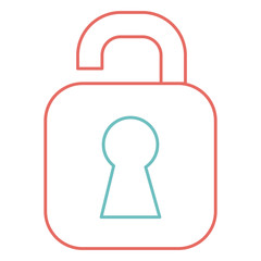 safe secure padlock icon vector illustration design