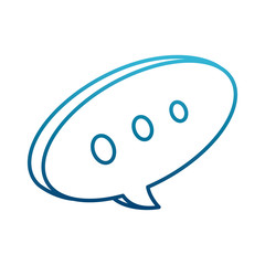 Chat bubble symbol icon vector illustration graphic design