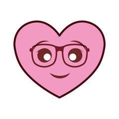 kawaii heart icon