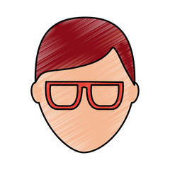 Obraz na płótnie Canvas default male avatar man profile picture icon vector illustration drawing image