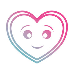 kawaii heart icon
