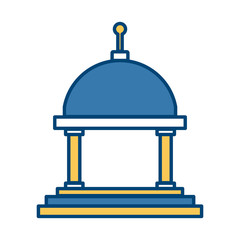 Greek building symbol icon vector illustration  graphic  design