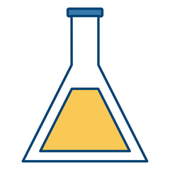 Laboratory flask symbol icon vector illustration  graphic  design