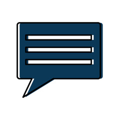 chat conversation bubble icon image vector illustration design 