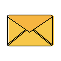 message envelope icon image vector illustration design 