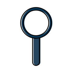 magnifying glass icon image vector illustration design 