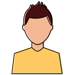 man avatar profile icon image vector illustration design 