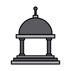 Greek building symbol icon vector illustration  graphic  design
