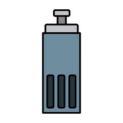Thermo bottle isolated icon vector illustration  graphic  design