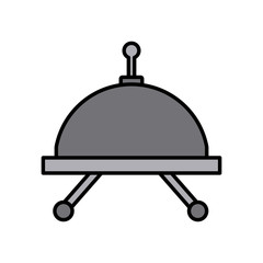 Restaurant dish dome icon vector illustration  graphic  design