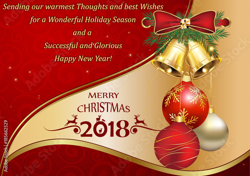 quot happy new year 2018 thank you greeting card with a special message designed for the winter quot happy new year 2018 thank you greeting card with a special message designed for the winter