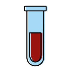 Test tube symbol icon vector illustration  graphic  design