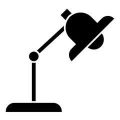 Desk light lamp icon vector illustration graphic design