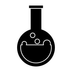 Laboratory flask symbol icon vector illustration graphic design
