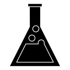 Laboratory flask symbol icon vector illustration graphic design