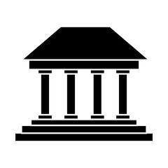 Greek building symbol icon vector illustration graphic design