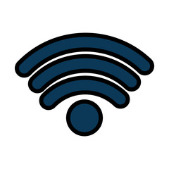 wifi signal icon image vector illustration design 