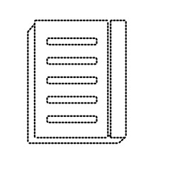 Fototapeta premium Book isolated symbol icon vector illustration graphic design