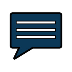 chat conversation bubble icon image vector illustration design 